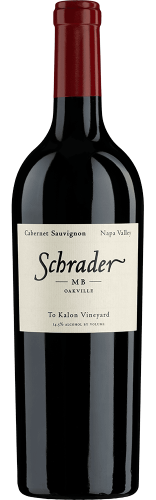 2018 Cabernet Sauvignon MB To Kalon Vineyard Oakville Napa Valley Schrader Cellars