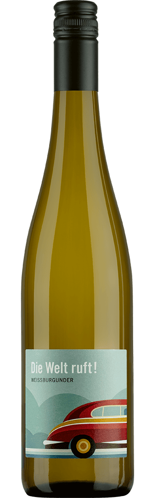 2023 Die Welt ruft ! Weissburgunder trocken Rheinhessen Weingut Becker Landgraf