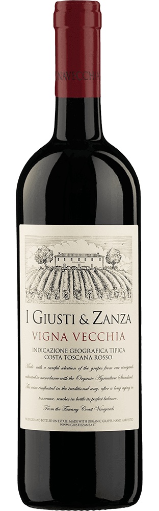 2020 Vigna Vecchia Rosso Costa Toscana IGT I Giusti e Zanza (Bio)