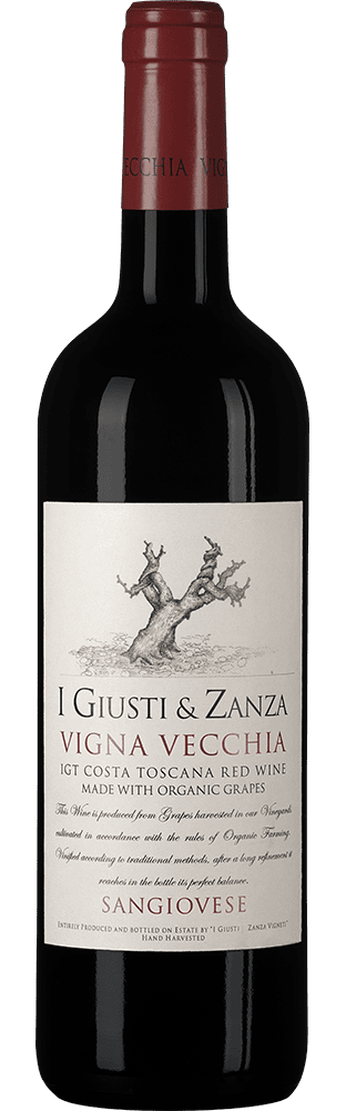 2022 Vigna Vecchia Rosso Costa Toscana IGT I Giusti e Zanza (Bio)