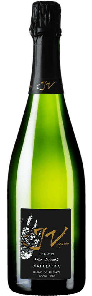 Champagne Pur Cramant Blanc de Blancs Extra Brut Grand Cru J. Vignier