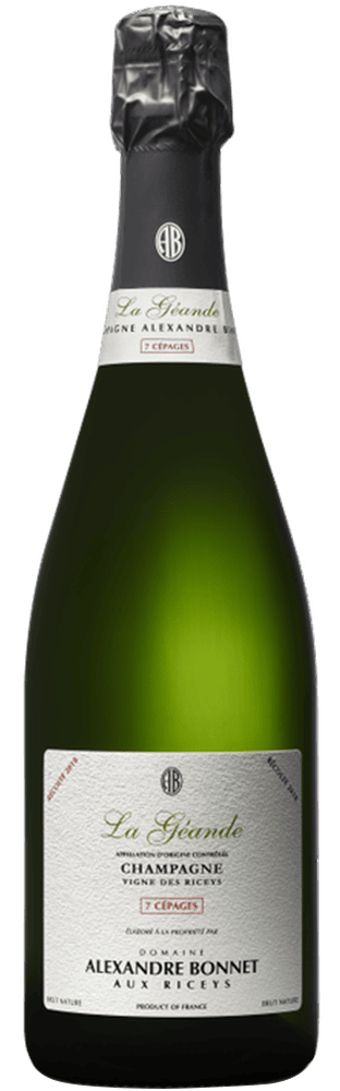 2018 Champagne La Géande 7 Cépages Vigne des Riceys Domaine Alexandre Bonnet