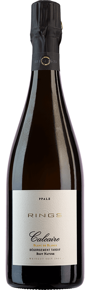 2017 Sekt Calcaire Blanc de Blancs Brut Nature Dégorgement tardif Weingut Rings (Bio)