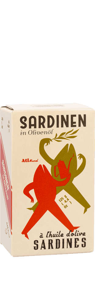 Sardinen in Olivenöl 125 g ATI Manel