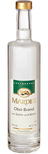 Obstler aus Äpfel und Birnen Edmund Marder