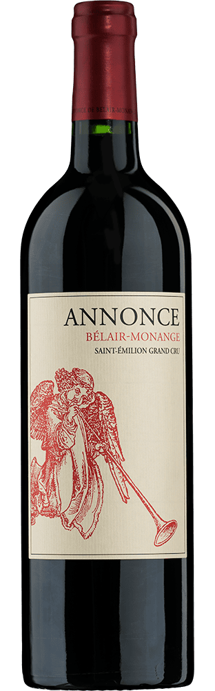 2016 Annonce Bélair-Monange Grand Cru St-Emilion AOC Second vin du Château Bélair Monange