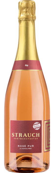 Rosé Pur 0% Alkohol Sektmanufaktur Strauch (Bio) 750.00