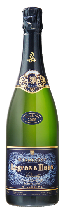 2015 Champagne Blanc de Blancs Brut Millésimé Chouilly Grand Cru Legras & Haas 750.00