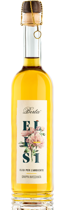 Grappa Elisi Distilleria Berta Flowers Label 500.00