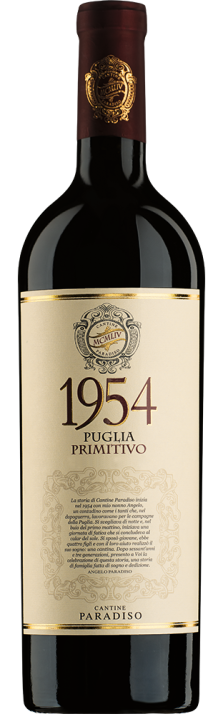2020 1954 Primitivo Puglia IGP Cantine Paradiso 750.00