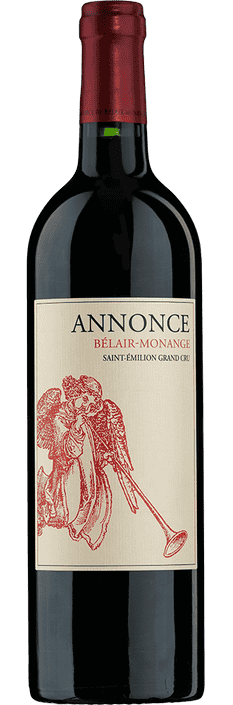 2017 Annonce Bélair-Monange Grand Cru St-Emilion AOC Second vin du Château Bélair Monange