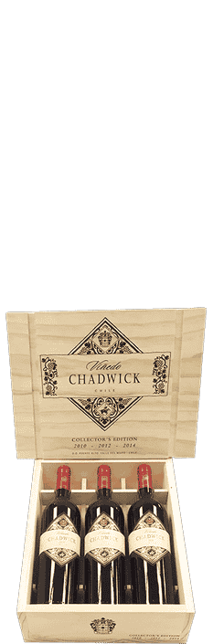 Viñedo Chadwick Collector's Edition 1x 2010, 1x 2012, 1x 2014 Valle del Maipo Viña Errázuriz