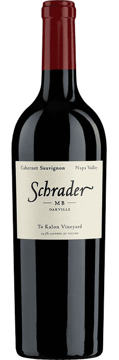 2018 Cabernet Sauvignon MB To Kalon Vineyard Oakville Napa Valley Schrader Cellars