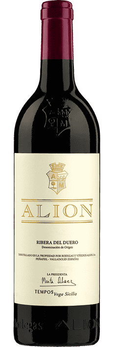 2021 Alión Ribera del Duero DO Bodegas y Viñedos Alión Grupo Vega Sicilia