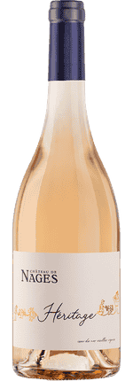2023 Château de Nages Rosé Héritage Costières de Nîmes AOP (Bio)