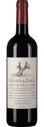 2022 Vigna Vecchia Rosso Costa Toscana IGT I Giusti e Zanza (Bio)