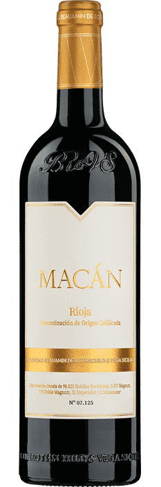 2020 Macán Rioja DOCa Bodegas Benjamin de Rothschild & Vega Sicilia
