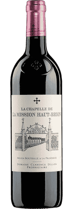 2017 La Chapelle de La Mission Haut-Brion Pessac-Léognan AOC Second vin du Château Mission Haut-Brion