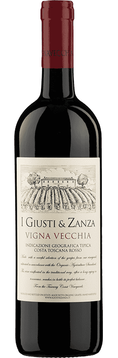 2020 Vigna Vecchia Rosso Costa Toscana IGT I Giusti e Zanza (Bio)