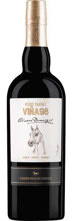 Sherry Pedro Ximénez Viña 98 Jerez DO Álvaro Domecq