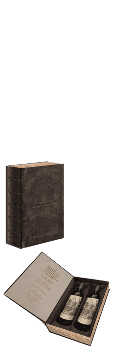 2017 Malbec Argentino Mendoza Gift Box Book 2x 75 cl Bodega Catena Zapata