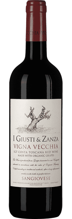 2022 Vigna Vecchia Rosso Costa Toscana IGT I Giusti e Zanza (Bio)