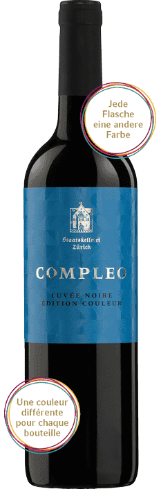 2023 Compleo Cuvée Noire Édition Couleur Vin de Pays Suisse Staatskellerei Zürich