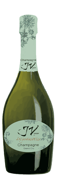 Champagne Les Jardins d'Elise QVFMR - Cuvée Ephémère Extra Brut Grand Cru J. Vignier