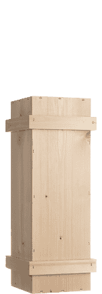 Holzkiste 3x 75 cl mit Schiebedeckel, Leisten & Einlagen