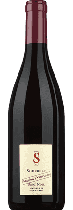 2018 Pinot Noir Marion's Vineyard Wairarapa Schubert Wines (Bio)