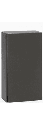 Karton Welle Lino schwarz 2er mit Leinenoptik WK32383