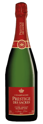 2013 Champagne Brut Millésimé Cuvée Grenat Prestige des Sacres