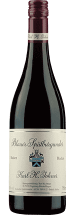 2021 Blauer Spätburgunder trocken Baden Weingut Karl H. Johner