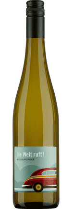 2023 Die Welt ruft ! Weissburgunder trocken Rheinhessen Weingut Becker Landgraf