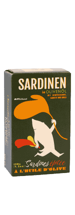Sardinen in Olivenöl pikante 120 g ATI Manel