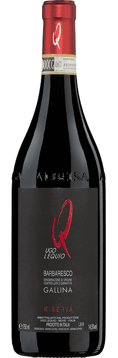 2015 Barbaresco DOCG Riserva Gallina Ugo Lequio