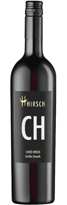 CH Cuvée Hirsch trocken Grosses Geweih Christian Hirsch Hirsch ist Wild
