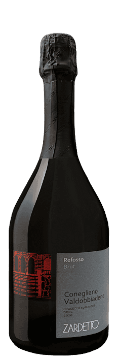 Prosecco Superiore Refosso Brut Conegliano Valdobbiadene DOCG Zardetto