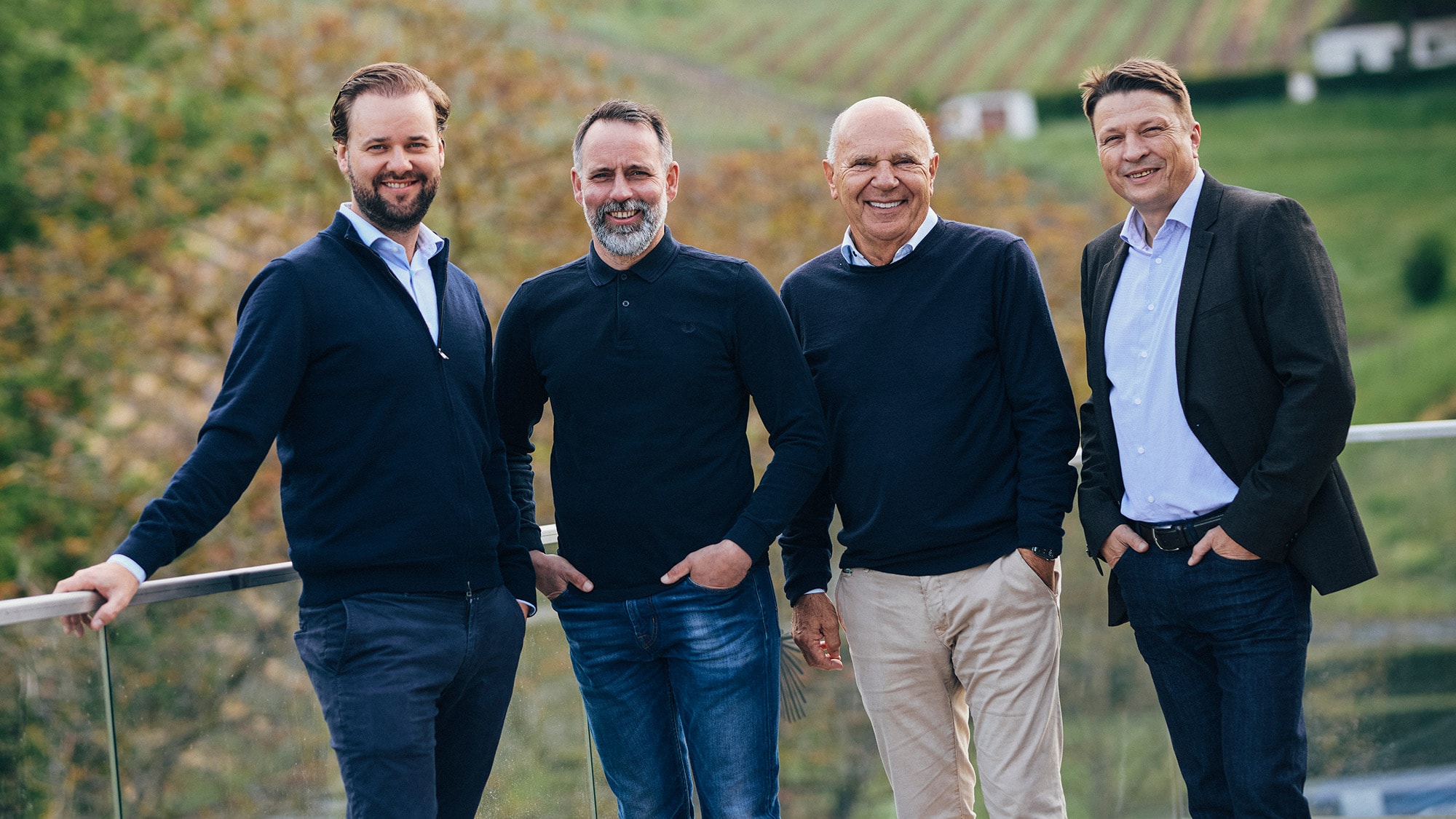 Jasper Reidel, Karsten Peter, Jens Reidel und Achim Kirchner (v.l.n.r.)