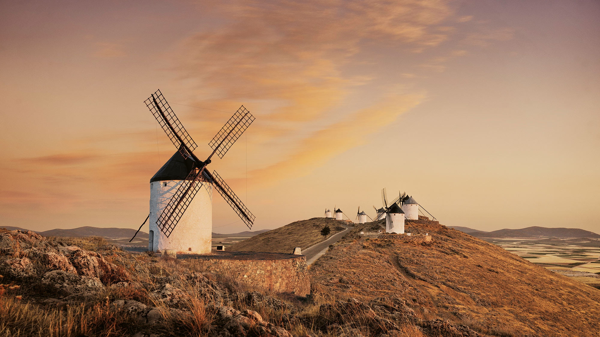 Spanische Windmühlen